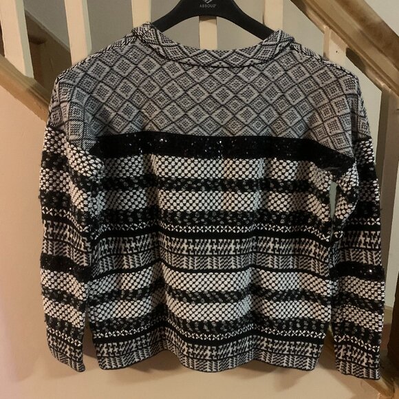 Striped Sweater with Sequins - Picture 2 of 3